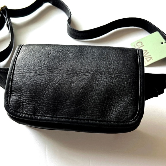 CLAVA LEATHER WALLET WAIST PACK - Summer Travel? Keep it all Together. - Picture 1 of 9